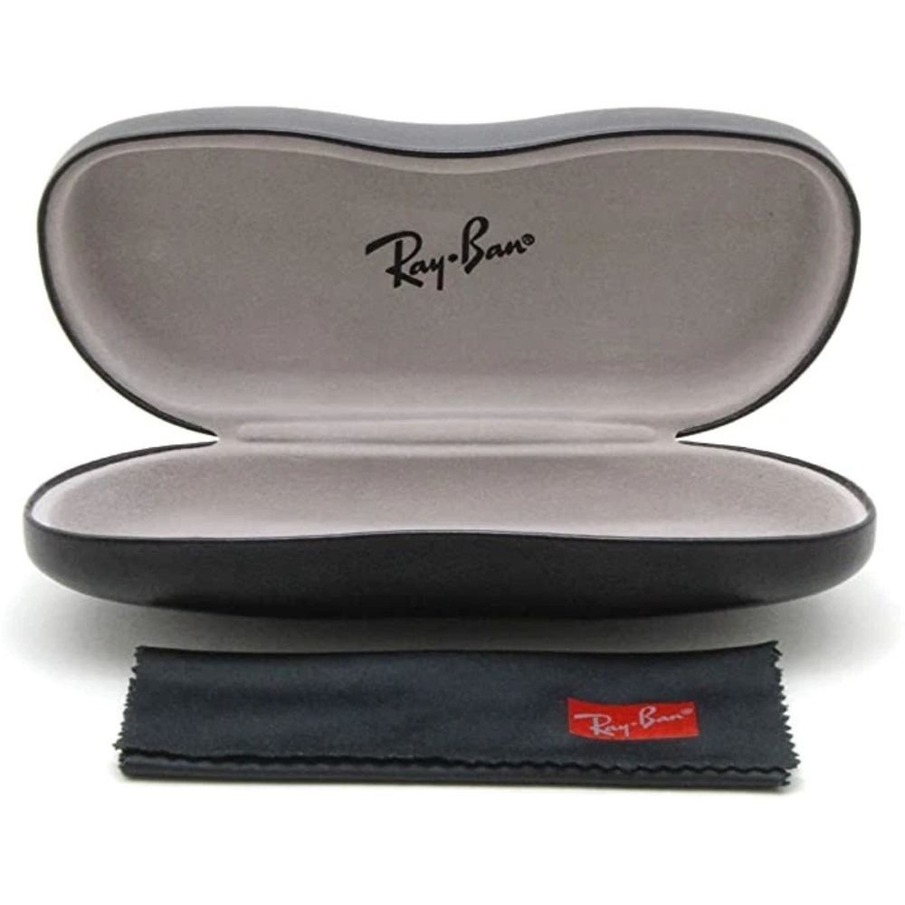 RAY-BAN RB 7056 5644 55-17-145 Matte Black Square Rx Eyeglass Frames - Picture 6 of 6